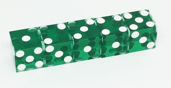 Casino-Würfel Standard 19,3 mm (grün)191