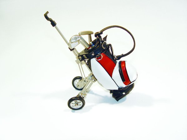 Golf-Trolley mit Kugelschreiber5042