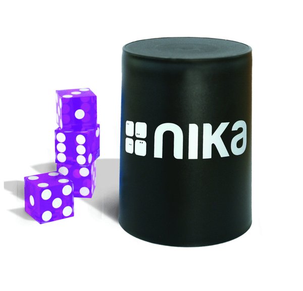 nika Dice Stacking Basic Set Purple Black Cup11104